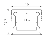 Алюминиевый профиль DesignLed LS.1613-R 010363