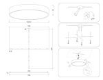 Потолочный светильник Ambrella Light Orbital Air Alum FV5538