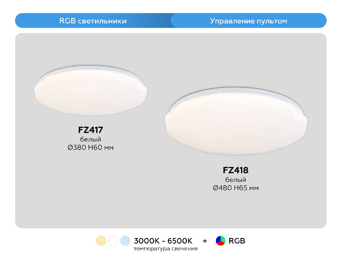 Потолочный светильник Ambrella Light Orbital Dance FZ417 Потолочный светильник Ambrella Light Orbital Dance FZ417
