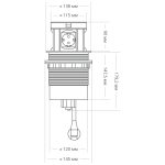 Блок розеток 107J (4 секции, 2 USB А + 2 USB С) Mebax 00-00001464