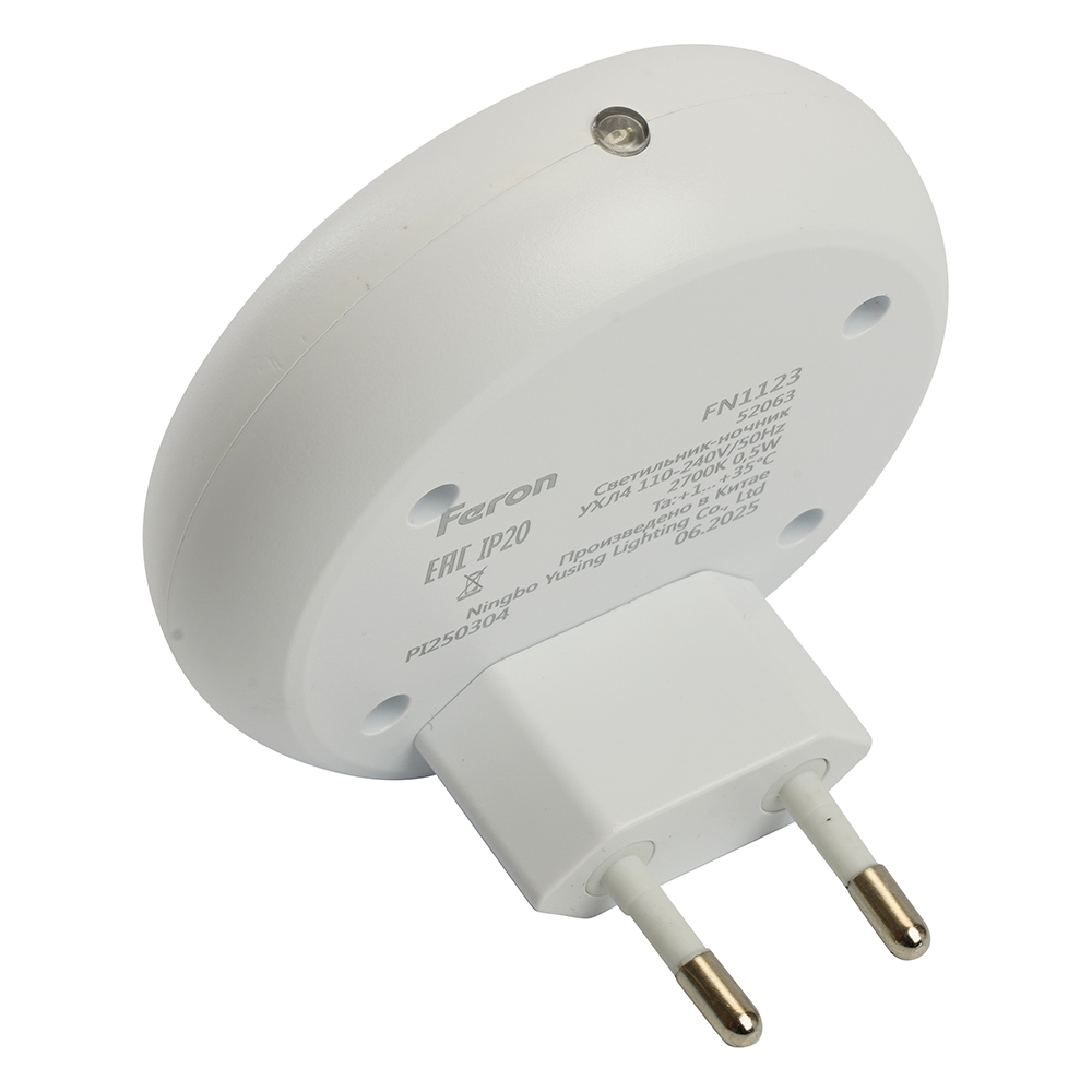 Ночник Feron FN1123 0,5W 52063 Ночник Feron FN1123 0,5W 52063