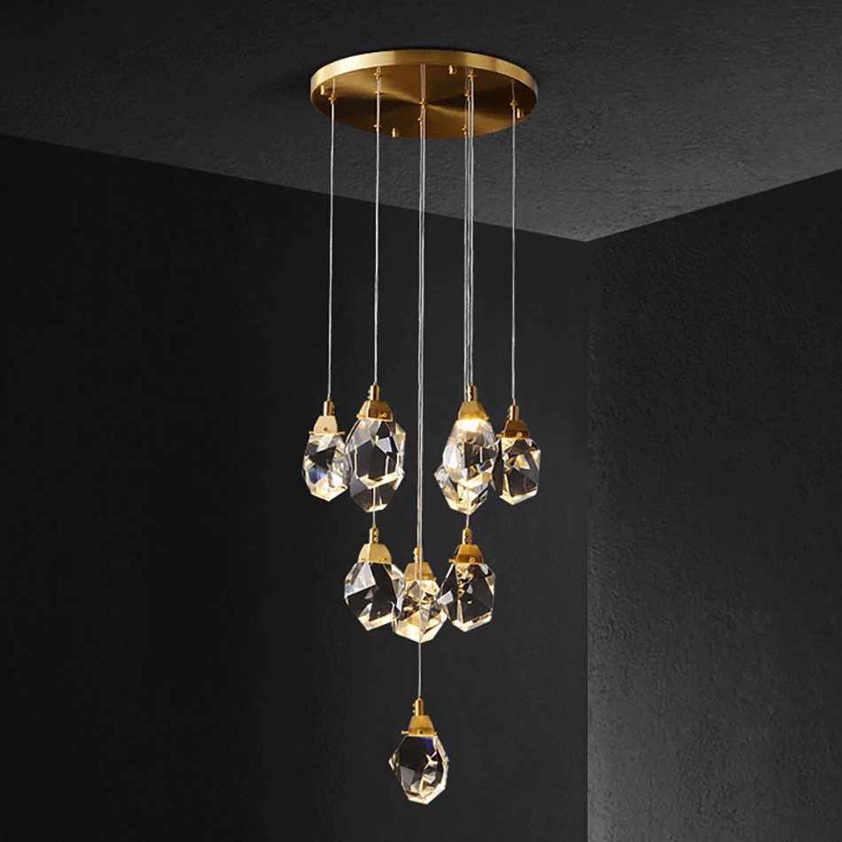 Подвесной светильник Delight Collection Crystal rock MD-020B-11 gold Подвесной светильник Delight Collection Crystal rock MD-020B-11 gold