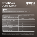 Точечный светильник Gauss Downlight 9031420205