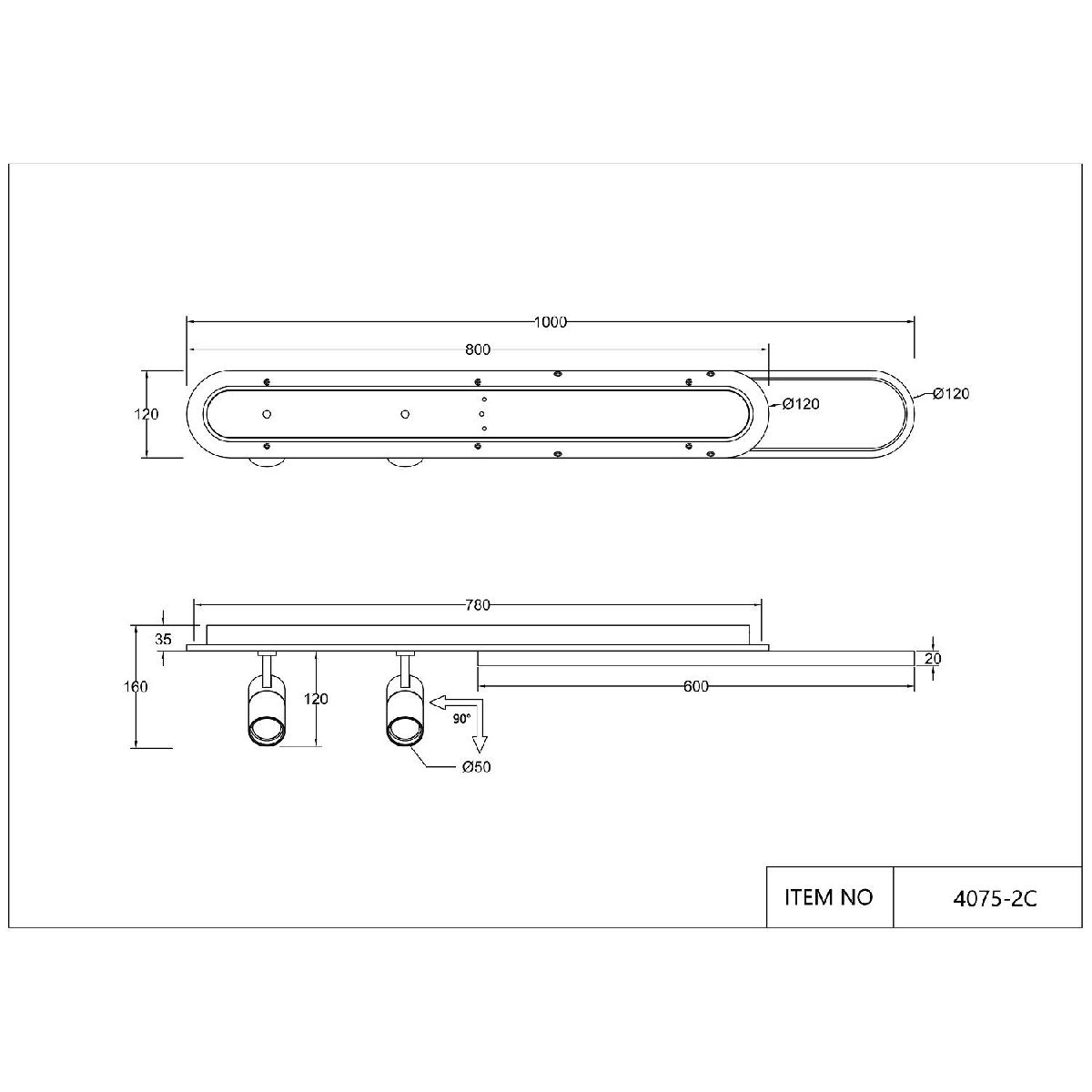 Настенно-потолочный светильник Favourite Planar 4075-2C Настенно-потолочный светильник Favourite Planar 4075-2C