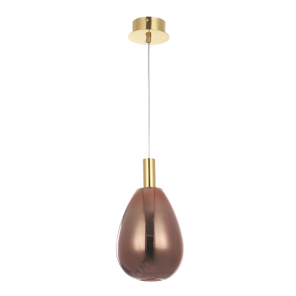 Подвесной светильник Crystal Lux GAUDI SP4W LED COPPER Подвесной светильник Crystal Lux GAUDI SP4W LED COPPER