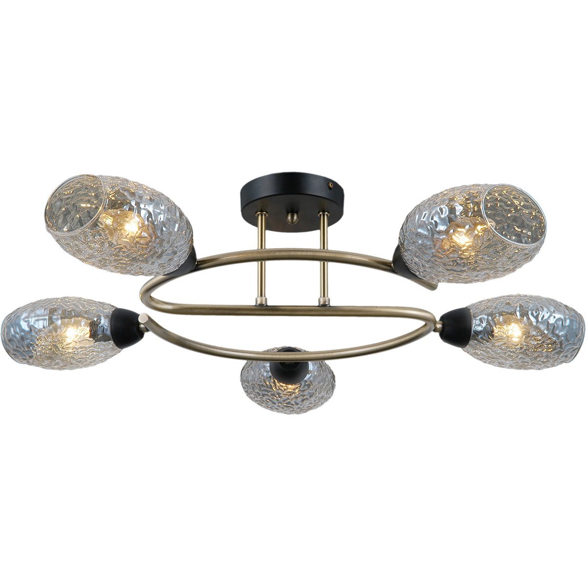 Люстра на штанге Illumico IL0300-5CSQ-79 BK AB Люстра на штанге Illumico IL0300-5CSQ-79 BK AB