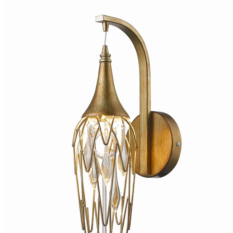 Бра Delight Collection Goddess Tears W68009S-1 gold Бра Delight Collection Goddess Tears W68009S-1 gold