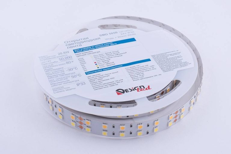 Светодиодная лента DesignLed DSG5120-24-W+WW-33 000515