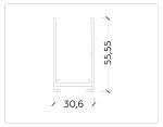 Шинопровод накладной Ambrella Light Magnetic 220V GL1003