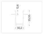 Шинопровод встраиваемый Ambrella Light Magnetic 220V GL1009