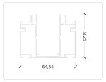 Шинопровод Ambrella Light Track system Magnetic 220V GL1025