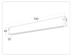 Трековый магнитный светильник Ambrella Light Magnetic 220V GL1272
