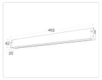 Трековый магнитный светильник Ambrella Light Magnetic 220V GL1281