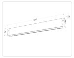 Трековый магнитный светильник Ambrella Light Magnetic 220V GL1312