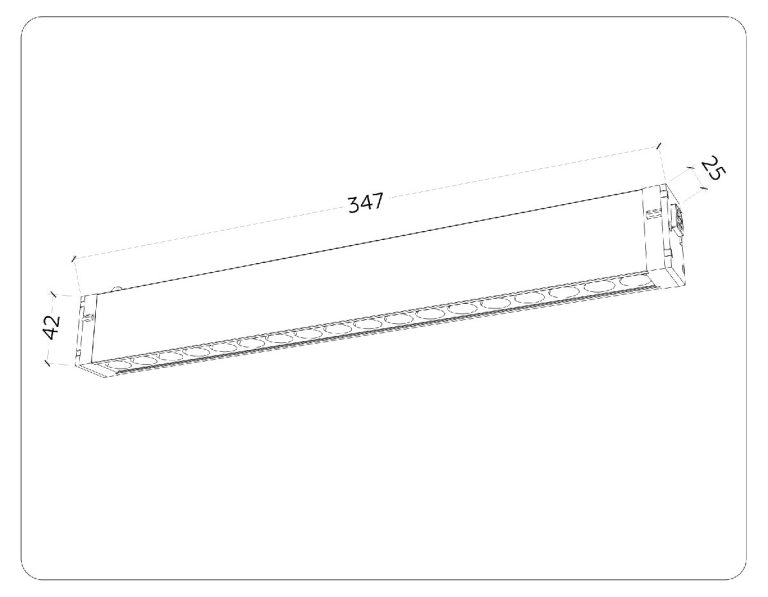 Трековый магнитный светильник Ambrella Light Magnetic 220V GL1312