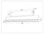 Трековый магнитный светильник Ambrella Light Magnetic 220V GL1351