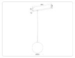 Трековый магнитный светильник Ambrella Light Magnetic 220V GL1442