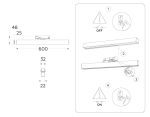 Трековый однофазный светильник Ambrella Light Track System GL6769