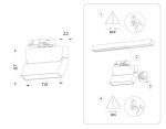 Трековый однофазный светильник Ambrella Light Track System GL6803