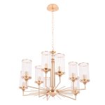 Подвесная люстра Crystal Lux GLORIA SP9 BRASS