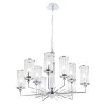 Подвесная люстра Crystal Lux GLORIA SP9 CHROME
