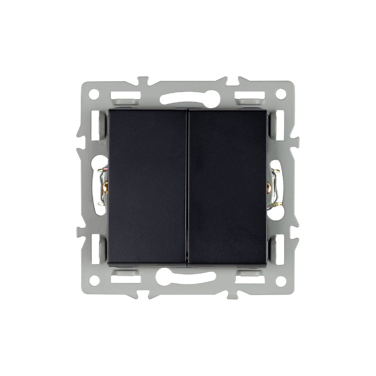 Механизм выключателя двухклавишный проходной Arlight SWT-MKP2-PL-BK (250V, 16A) 043728 Механизм выключателя двухклавишный проходной Arlight SWT-MKP2-PL-BK (250V, 16A) 043728