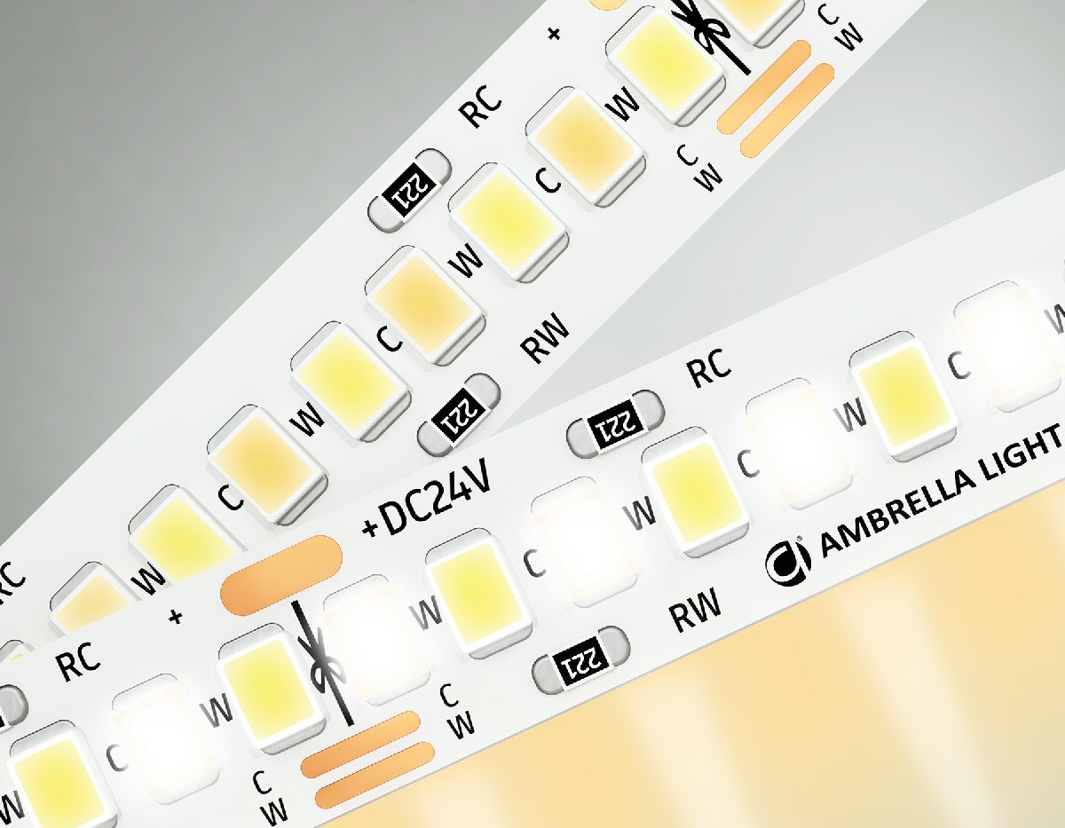 Светодиодная лента Ambrella Light LED Strip 24В 2835 18Вт/м 3000-6500K 5м IP20 GS4151 Светодиодная лента Ambrella Light LED Strip 24В 2835 18Вт/м 3000-6500K 5м IP20 GS4151