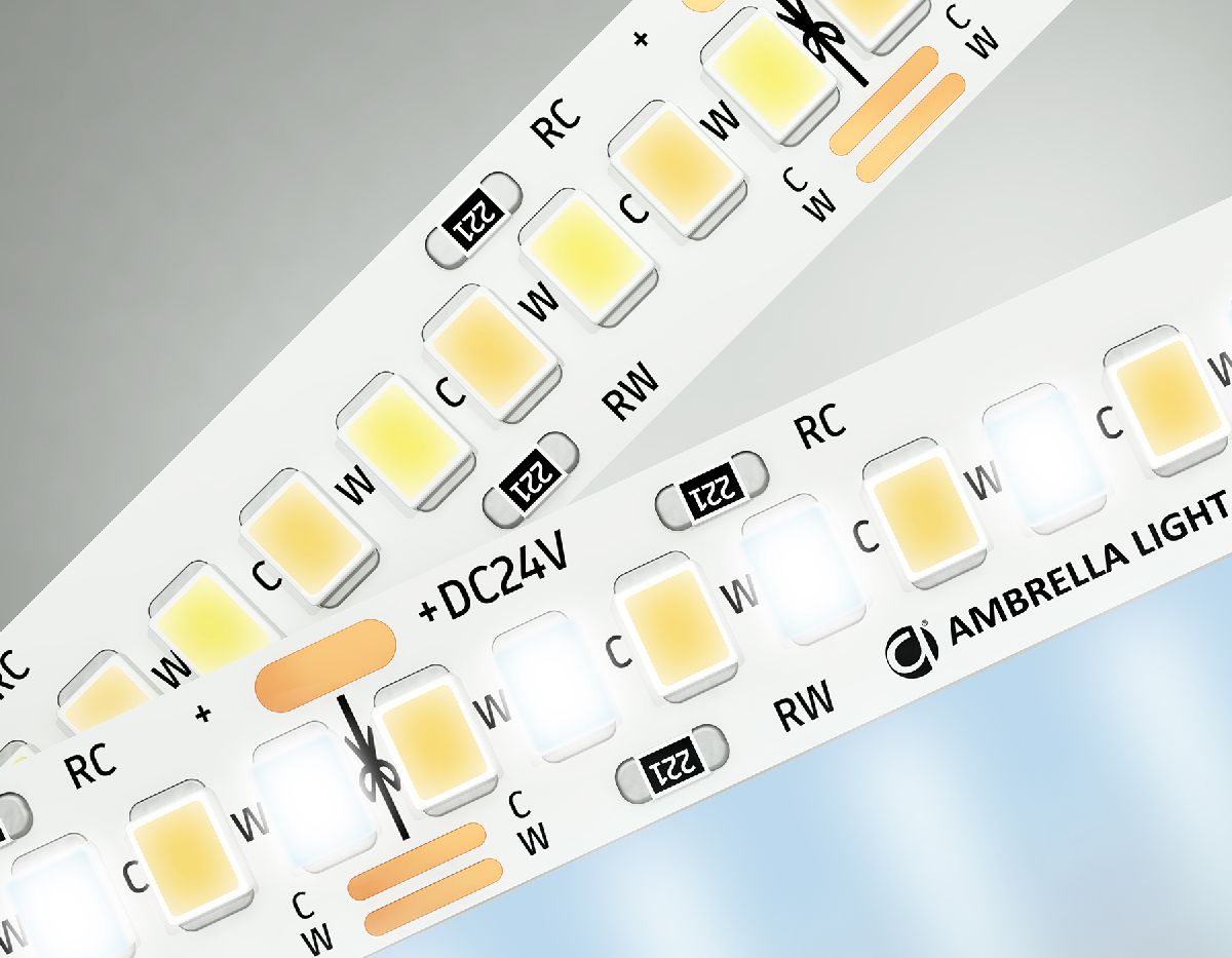 Светодиодная лента Ambrella Light LED Strip 24В 2835 18Вт/м 3000-6500K 5м IP20 GS4151 Светодиодная лента Ambrella Light LED Strip 24В 2835 18Вт/м 3000-6500K 5м IP20 GS4151