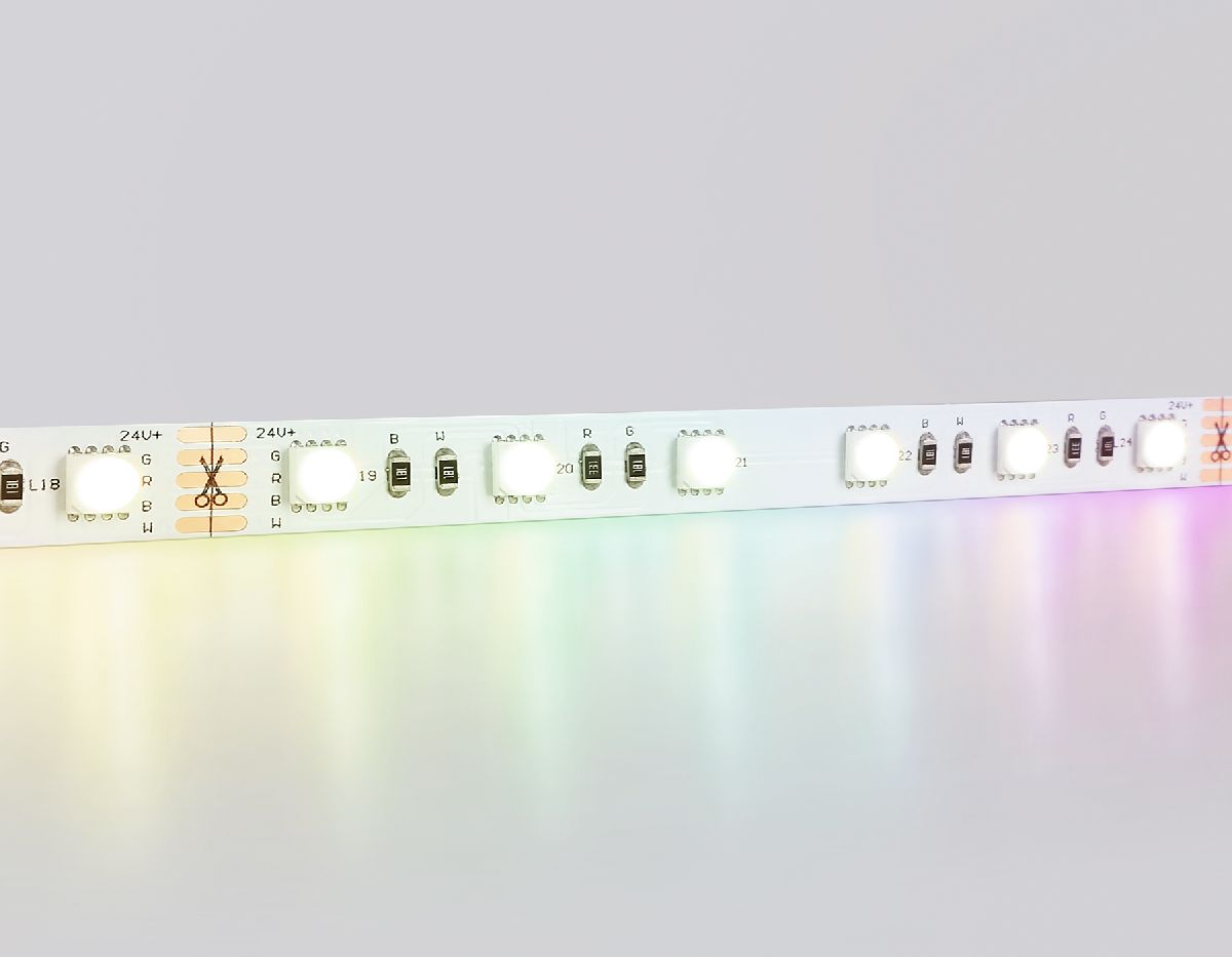 Светодиодная лента Ambrella Light LED Strip 24В 5050 10Вт/м RGBW+3000K 5м IP20 GS4401 Светодиодная лента Ambrella Light LED Strip 24В 5050 10Вт/м RGBW+3000K 5м IP20 GS4401