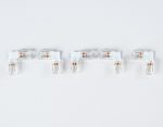 Соединитель угловой L для светодиодной ленты COB 8mm 12/24V (2 конт.) GS6851 (5шт) Ambrella Light Illumination GS6851