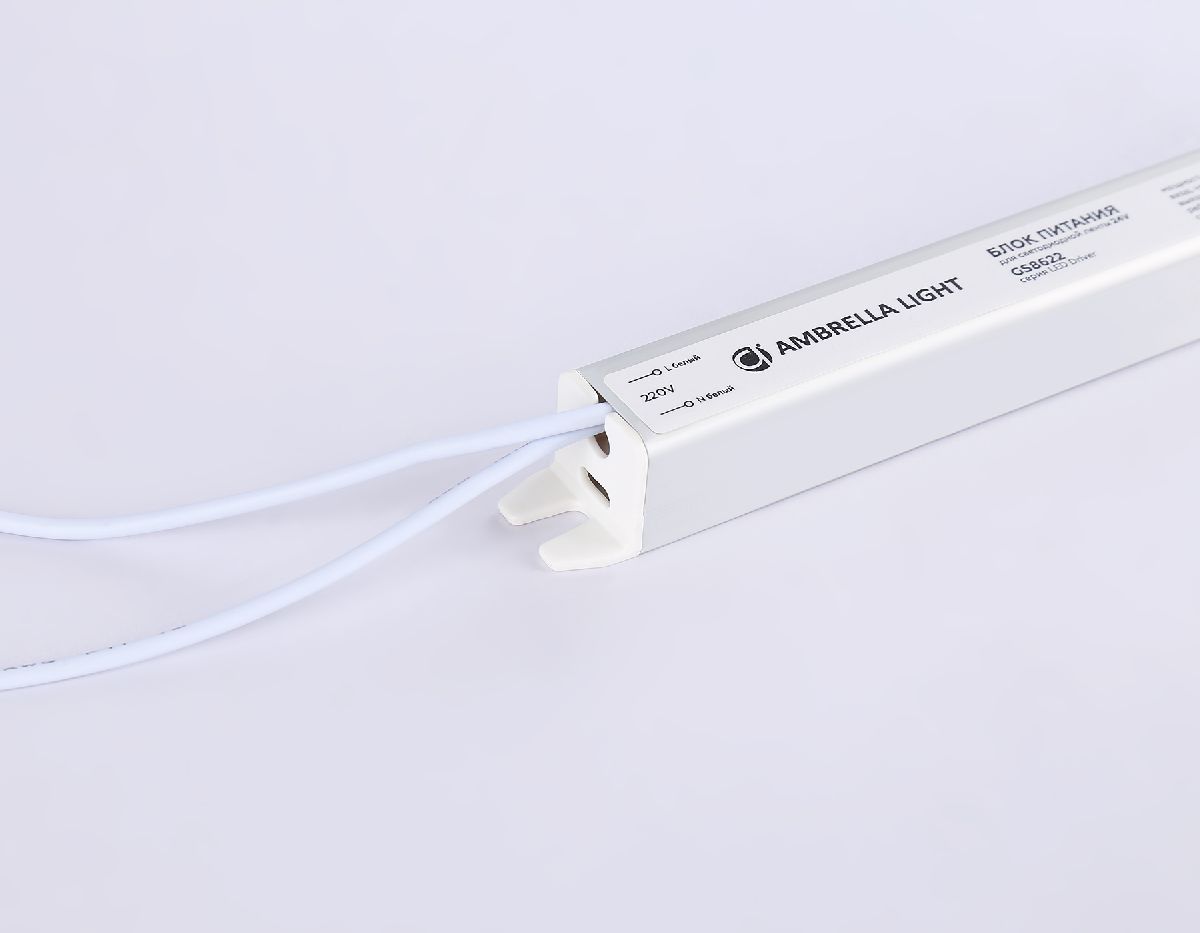 Блок питания Ambrella Light LED Driver 24V 24Вт AC185-260 1A IP20 GS8622 Блок питания Ambrella Light LED Driver 24V 24Вт AC185-260 1A IP20 GS8622