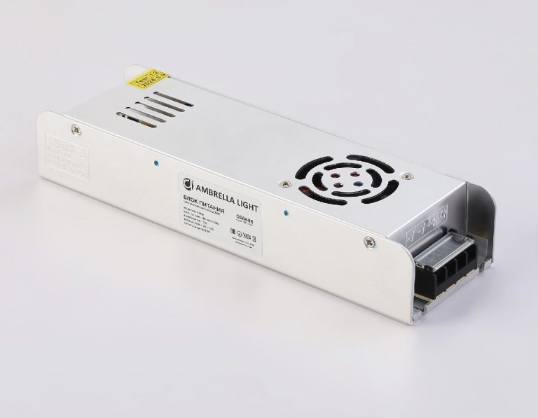Блок питания с EMC для светодиодной ленты Ambrella Light Illumination 360Вт DC24В 15A IP20 GS8686