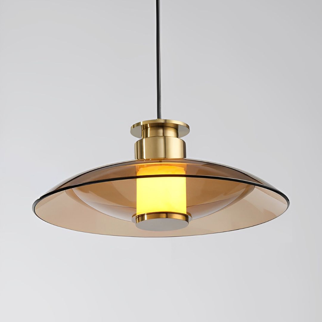 Подвесной светильник Delight Collection 8665P/L gold/amber Подвесной светильник Delight Collection 8665P/L gold/amber