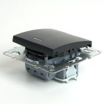Выключатель 1-клавишный c индикатором Stekker Эрна PSW10-9101-03 49146