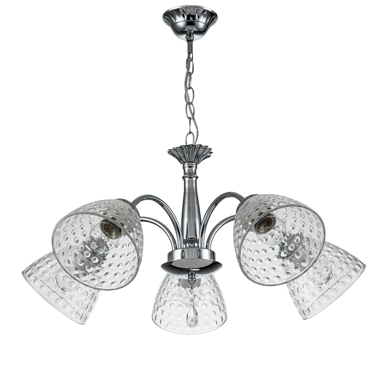 Подвесная люстра Escada Freesia 658/5PL Chrome Подвесная люстра Escada Freesia 658/5PL Chrome