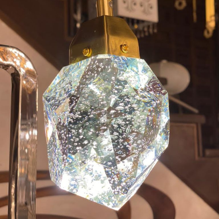 Подвесной светильник Delight Collection Crystal rock MD-020B-5 gold