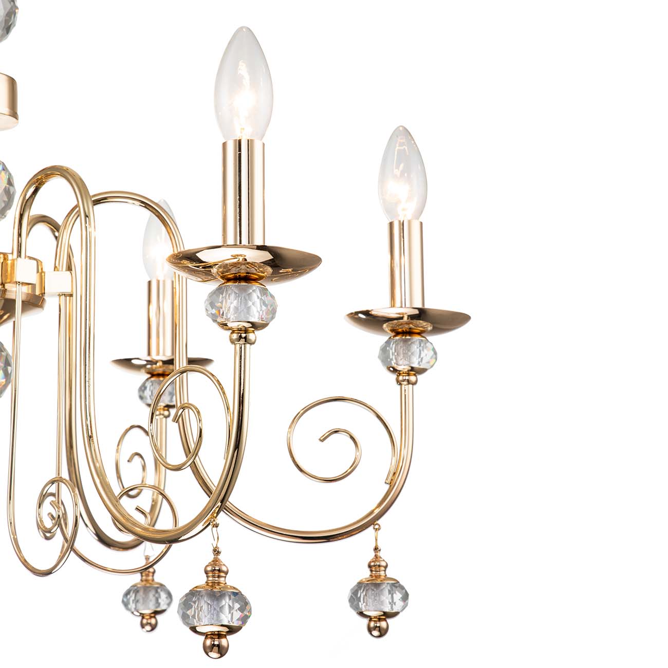 Подвесная люстра Escada Shine 678/6PL Gold Подвесная люстра Escada Shine 678/6PL Gold