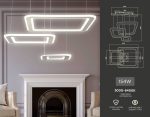 Подвесной светодиодный светильник Ambrella Light Acrylica FA4329