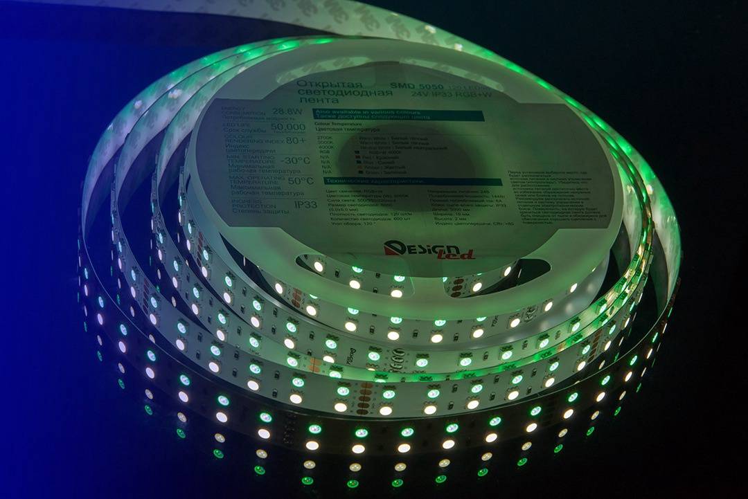 Светодиодная лента DesignLed DSG5120-24-RGB+W-33 000514 Светодиодная лента DesignLed DSG5120-24-RGB+W-33 000514