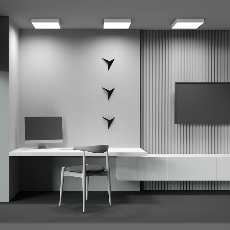 Потолочный светильник Maytoni Zon C032CL-45W3K-SQ-W