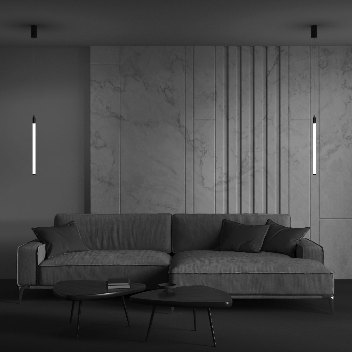 Подвесной светодиодный светильник Maytoni Technical Ray P022PL-L10B Подвесной светодиодный светильник Maytoni Technical Ray P022PL-L10B