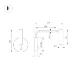 Бра Arlight SP-VERDI-LONG-WALL-3W Warm3000 051667