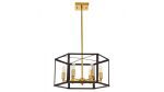 Подвесная люстра Lumina Deco Lorton LDP 1142-6 BK+MD