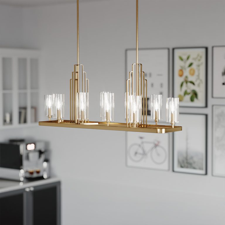 Подвесная люстра Kichler Kimrose QN-KIMROSE10-BNB