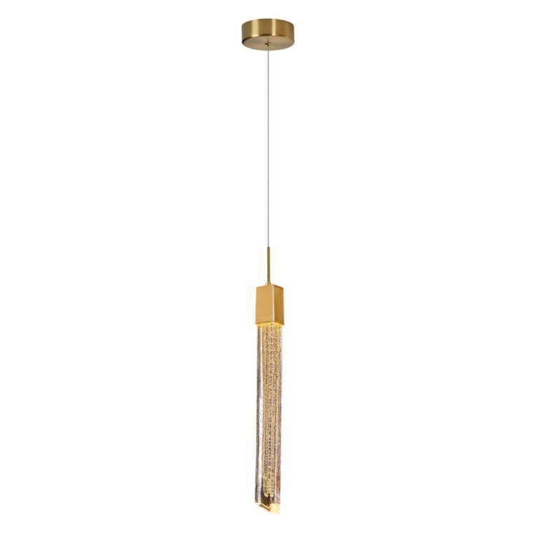 Подвесной светильник Delight Collection OD2510-1 gold/clear