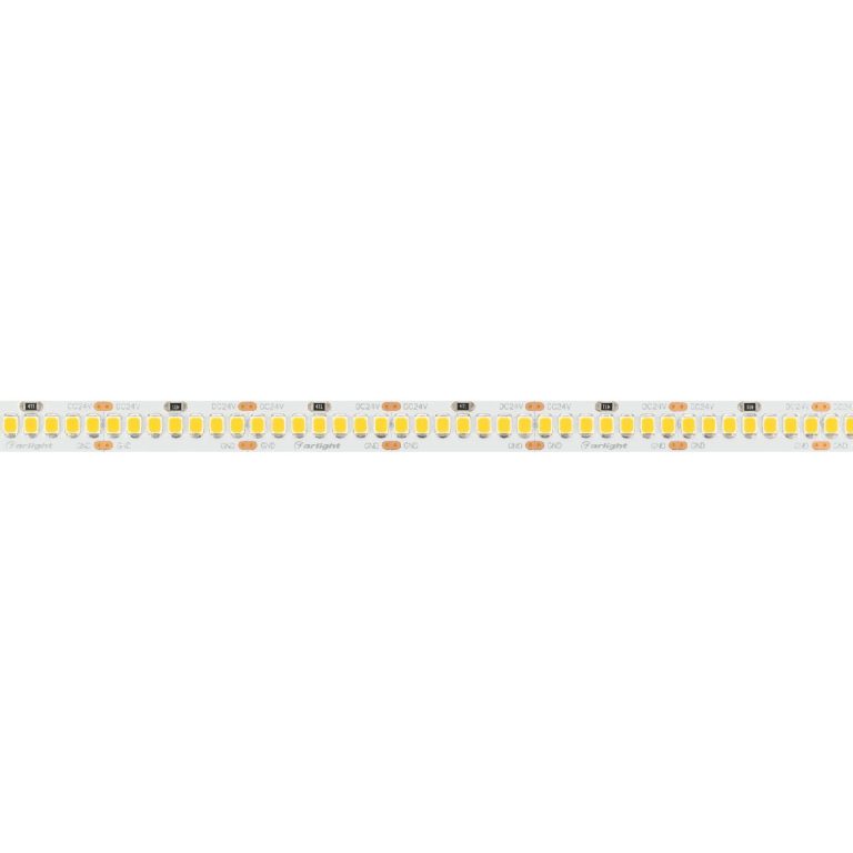 Светодиодная лента Arlight RT-A252-10mm 24V Warm2400 (11 W/m, IP20, 2835, 5m) (Arlight, 10 Вт/м, IP20) 028620(2)
