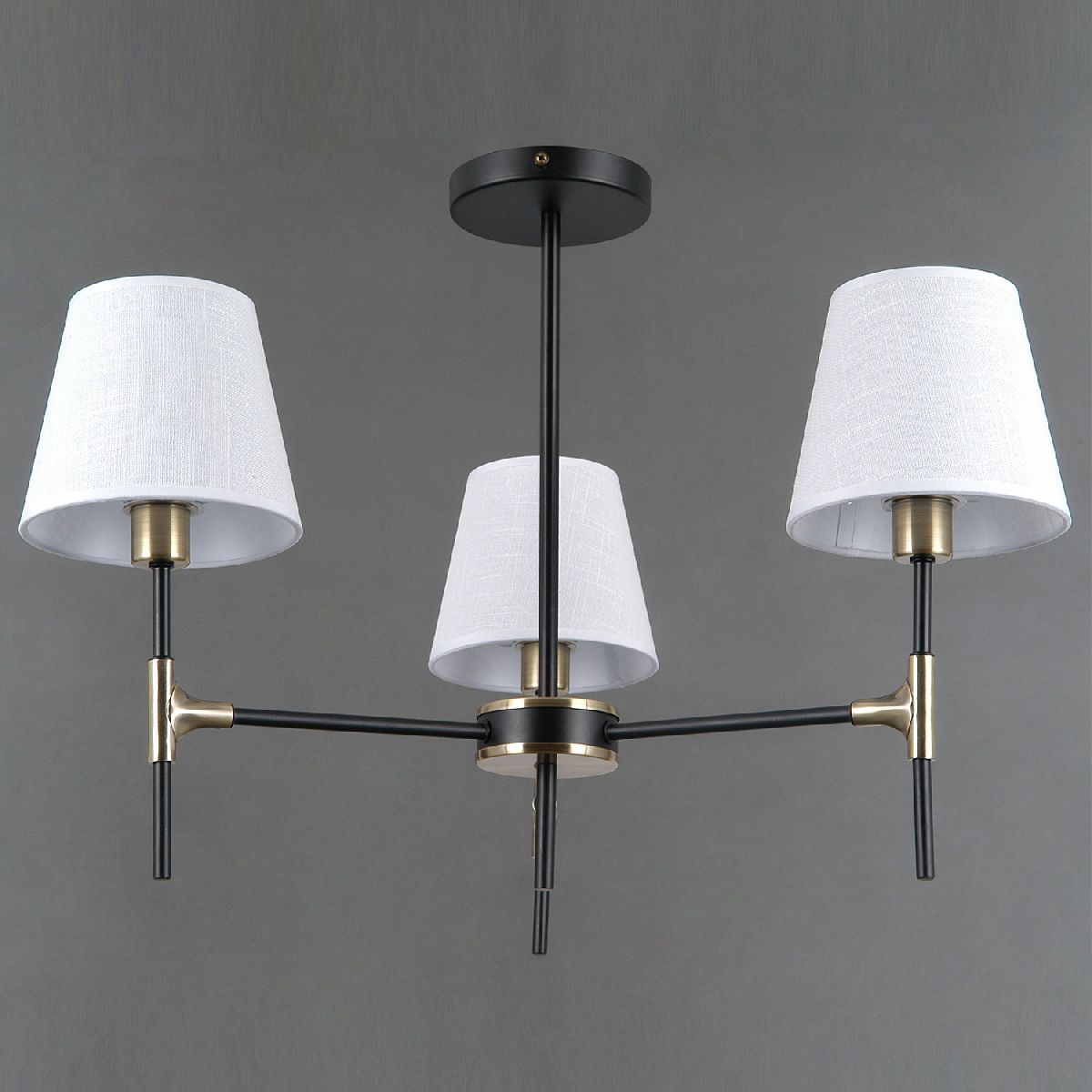 Люстра на штанге Illumico IL0185-3CSQ-24 BK AB CASTOR Люстра на штанге Illumico IL0185-3CSQ-24 BK AB CASTOR