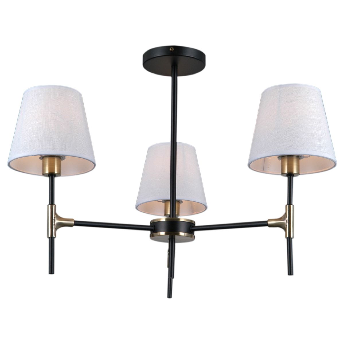 Люстра на штанге Illumico IL0185-3CSQ-24 BK AB CASTOR Люстра на штанге Illumico IL0185-3CSQ-24 BK AB CASTOR