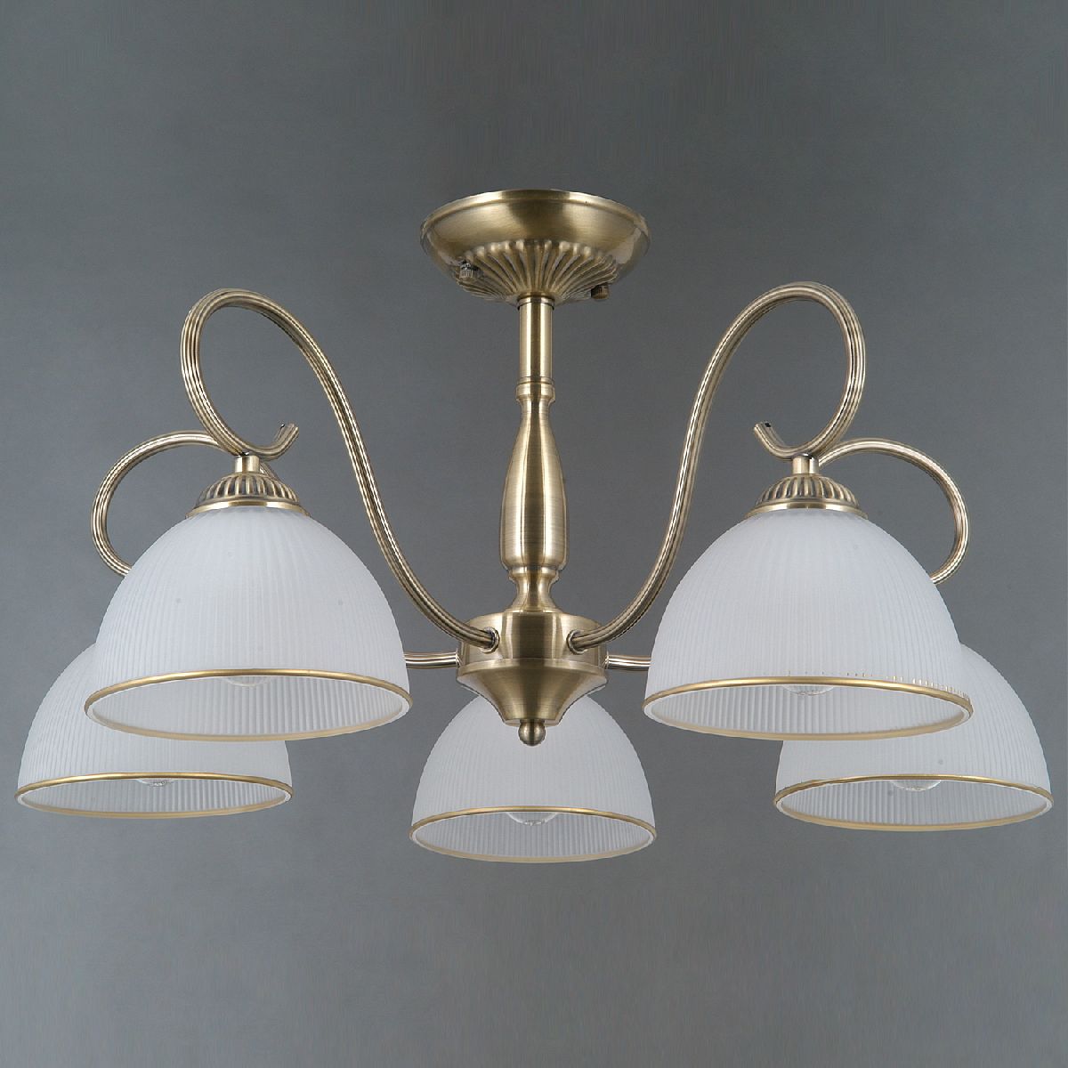 Люстра на штанге Illumico IL0621-5CSQ-24 AB CAPELLA Люстра на штанге Illumico IL0621-5CSQ-24 AB CAPELLA
