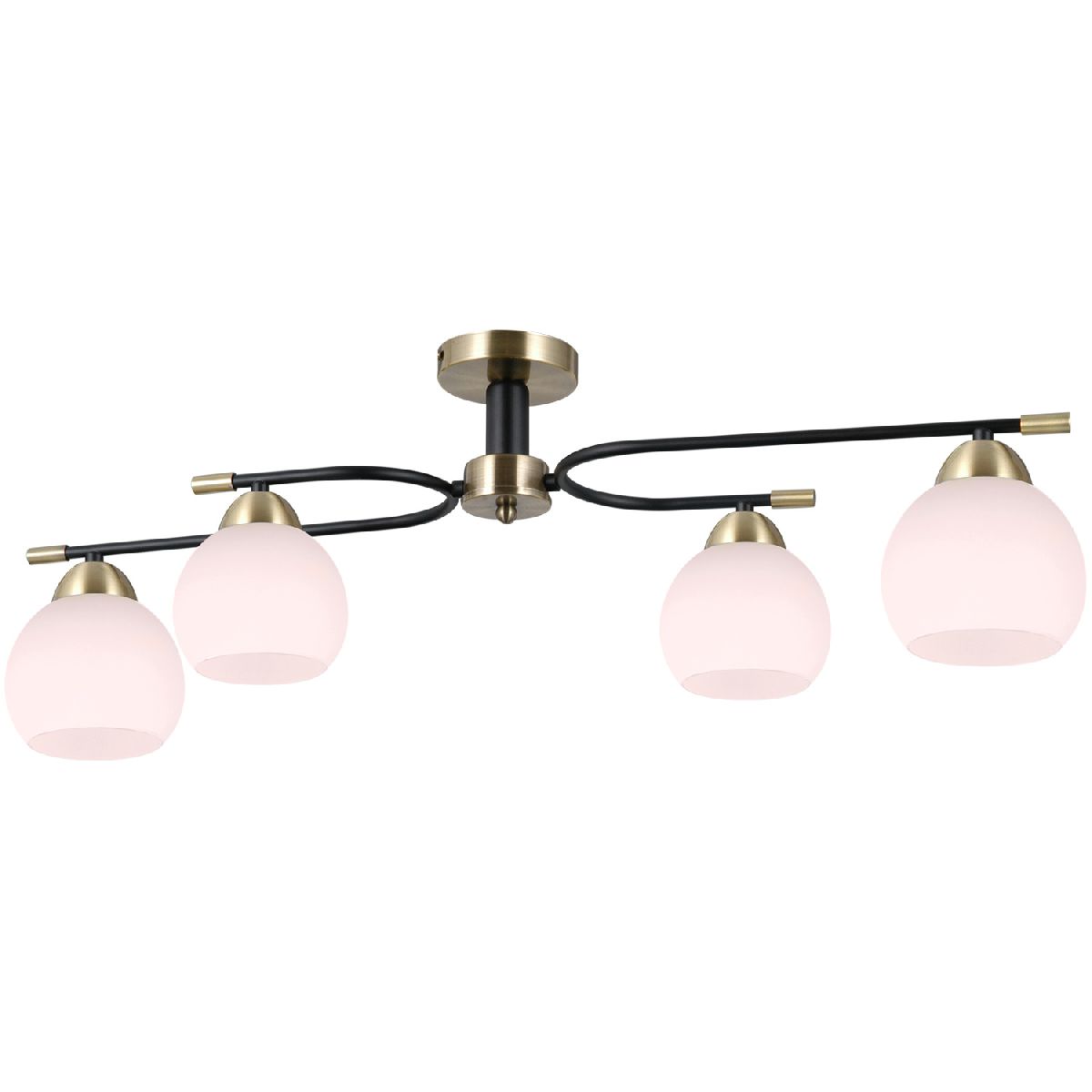 Потолочная люстра Illumico IL0638-4CSQ-24 AB BK LIBRA Потолочная люстра Illumico IL0638-4CSQ-24 AB BK LIBRA